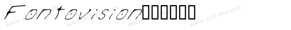 Fontovision字体转换