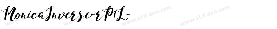MonicaInverse-rP1L字体转换