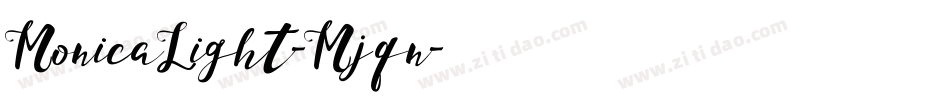 MonicaLight-Mjqn字体转换