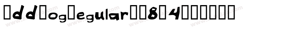 OddDogRegular-L8D4字体转换