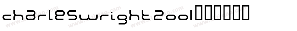 CharlesWright2001字体转换