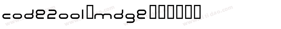 Code2001-Mdge字体转换