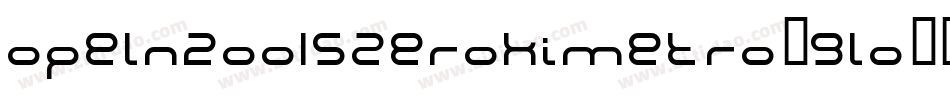 Opeln2001SzerokiMetro-9l0字体转换