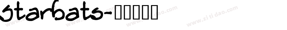 Starbats字体转换
