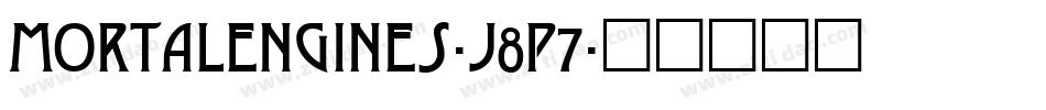 MortalEngines-j8P7字体转换
