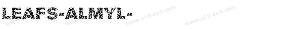 Leafs-ALmYL字体转换