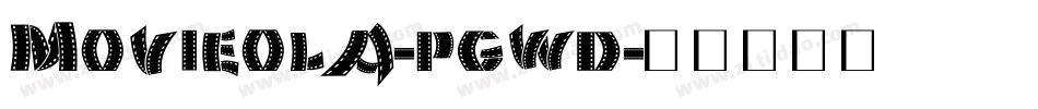 Movieola-pgwd字体转换