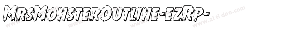 MrsMonsterOutline-ezRp字体转换