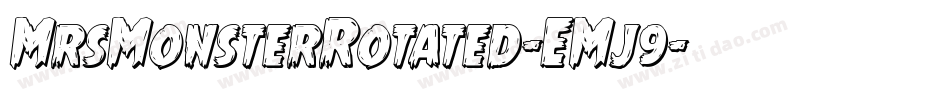 MrsMonsterRotated-EMj9字体转换