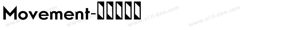 Movement字体转换