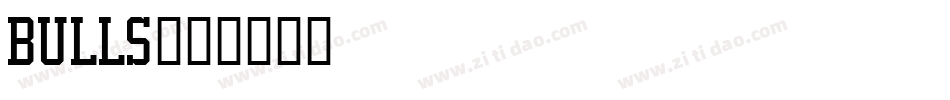 Bulls字体转换