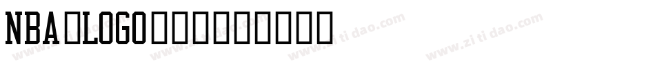 NBA_logo转换器字体转换