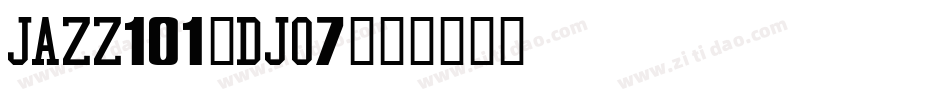 Jazz101-dJo7字体转换