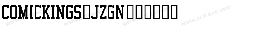 ComicKings-Jzgn字体转换