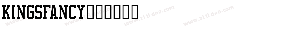 KingsFancy字体转换