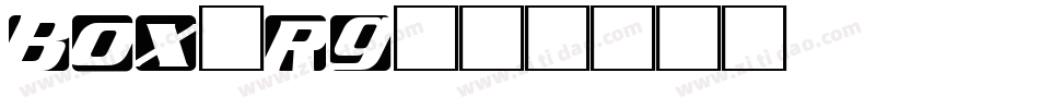 BOX-RG字体转换