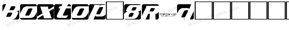 BoxTop-8RYD字体转换