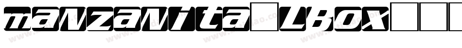 Manzanita-lBoX字体转换