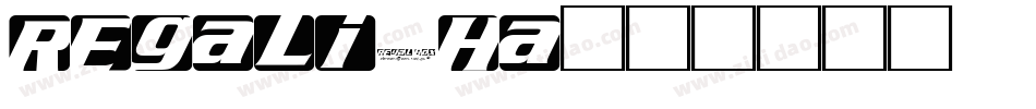 regalisha字体转换