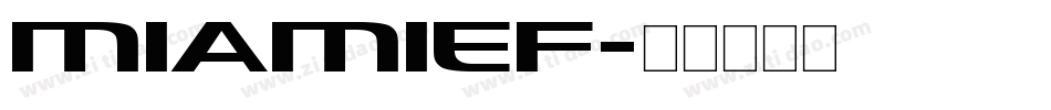 MiamiEF字体转换