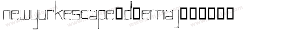 NewYorkEscape3D-EMaj字体转换