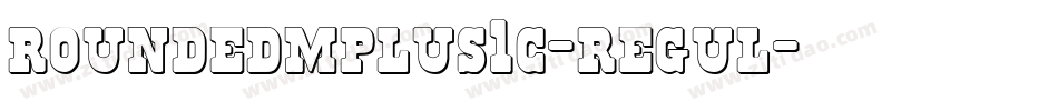 roundedmplus1c-regul字体转换