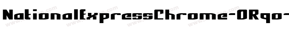 NationalExpressChrome-ORqo字体转换