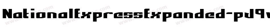 NationalExpressExpanded-pJ9v字体转换