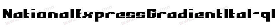 NationalExpressGradientItal-qG0d字体转换