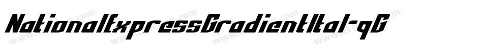 NationalExpressGradientItal-qG0d字体转换