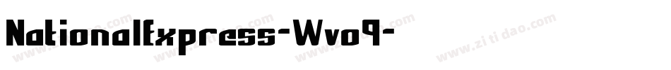 NationalExpress-Wvo9字体转换