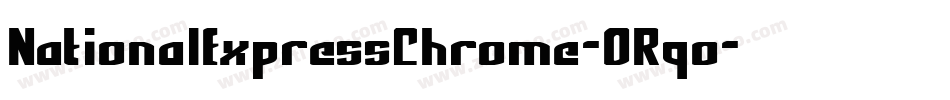 NationalExpressChrome-ORqo字体转换