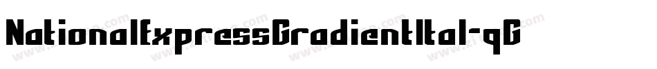 NationalExpressGradientItal-qG0d字体转换