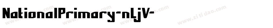 NationalPrimary-nLjV字体转换