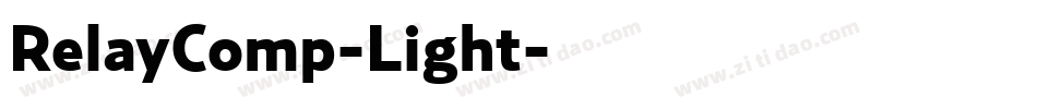 RelayComp-Light字体转换