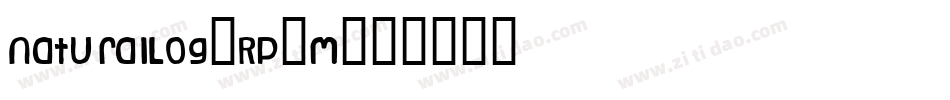 NaturalLog-Rp4M字体转换