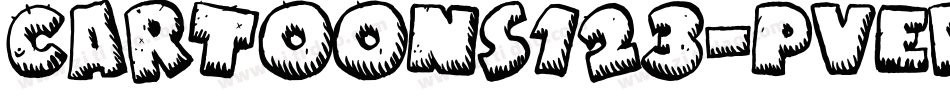 Cartoons123-Pved字体转换