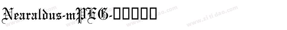 Nearaldus-mPEG字体转换