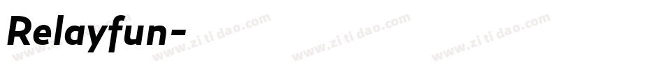 Relayfun字体转换