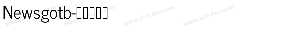 Newsgotb字体转换