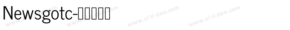 Newsgotc字体转换