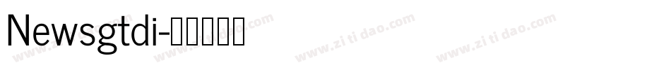 Newsgtdi字体转换