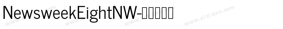 NewsweekEightNW字体转换