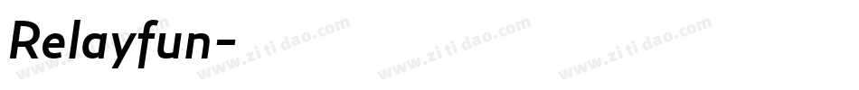 Relayfun字体转换
