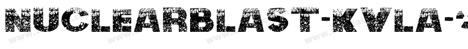 NuclearBlast-KVlA字体转换