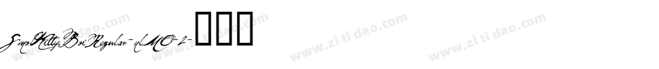 SmolKittyBoiRegular-nlMO-2字体转换