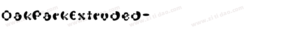 OakParkExtruded字体转换