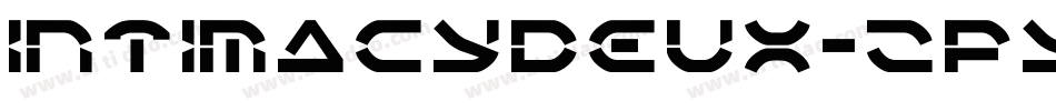 IntimacyDeux-Zpy3字体转换