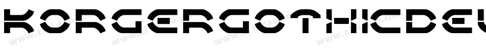 KorgerGothicDeux-AmYp字体转换