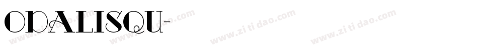ODALISQU字体转换